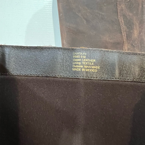 Tobacco Santa Fe Wide-Calf Riding Boot, Size 9 - Picture 12 of 12